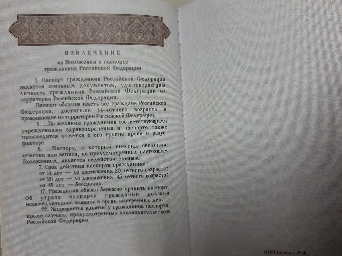 Заграничный паспорт — иллюстрация к статье Voyago